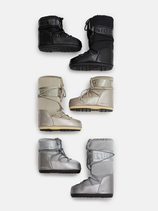 Moon Boot - Mb Icon Glance - Black - 女装 - 雪地靴 - 黑色 商品图4