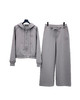 女款宽松空气全棉外套长裤套装zh017 商品缩略图0