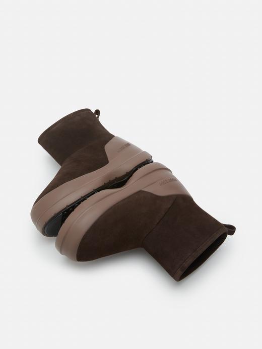 Moon Boot - Mb Mezzaluna Mid Boot - Dark Brown - 女装 - 雪地靴 - 深棕色 商品图3