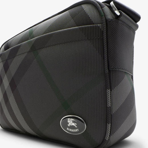 BURBERRY 巴宝莉 男士马术骑士徽标纤巧 Grid 单肩包 格子 8111318 A1208 商品图3