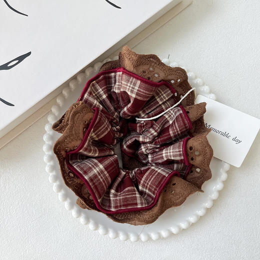 韩式复古多花色蕾丝发圈-纪念日百货门店同款167993681 商品图2