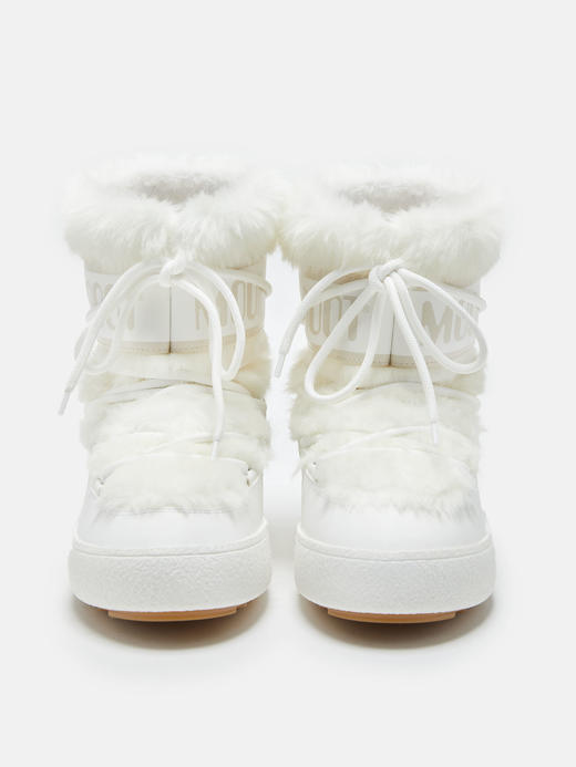 Moon Boot - Mb Ltrack Faux Fur Wp - White - 女装 - 雪地靴 - 白色 商品图2