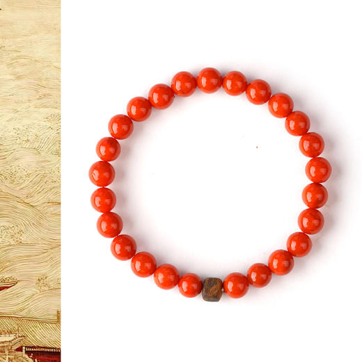 一念七宝 千红万福 | 南红棋楠沉香木手串 商品图0