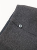 2025 秋冬深灰色毛呢 A 字短裙女 金属扣装饰高腰显瘦半身裙 通勤百搭复古质感小个子包臀短款裙装 商品缩略图2
