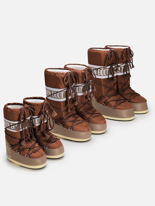 Moon Boot - Mb Icon Nylon - Shitake - 女装 - 雪地靴 - 咖色 商品图4