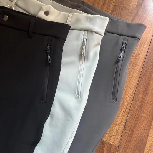 D121314男士户外运动加绒加厚防风保暖徒步软壳长裤 商品图7