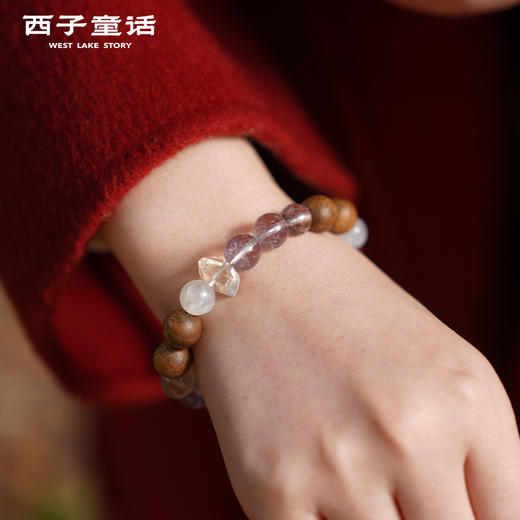 【预售3-5天】灵隐文创 沉香水晶手串高能量多宝水晶手链 商品图3