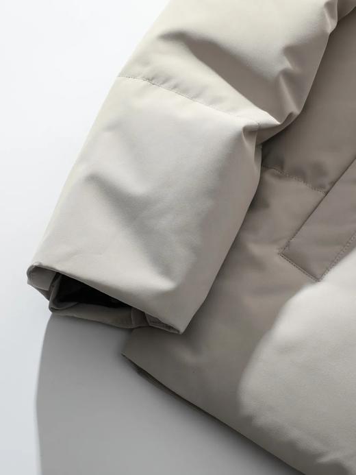 D121327绗缝户外运动休闲纯色立领拉链款羽绒服 商品图11