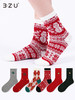 足装秀女款圣诞袜秋冬棉袜长筒袜羊毛袜圣诞礼物 商品缩略图0
