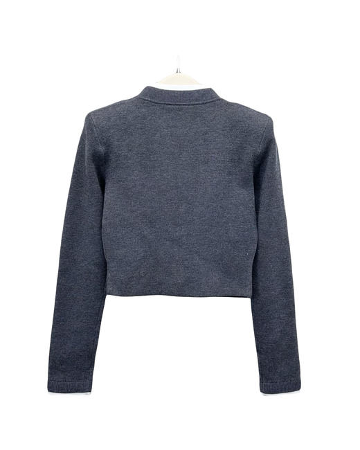 女款立体花朵羊毛针织毛衣外套hu 商品图1