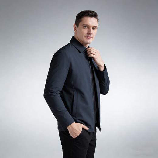 【一衣两穿 爸爸装】罗蒙秋冬可脱卸羽绒内胆中长款羽绒服男老干部羽绒夹克爸爸装外套男 商品图2