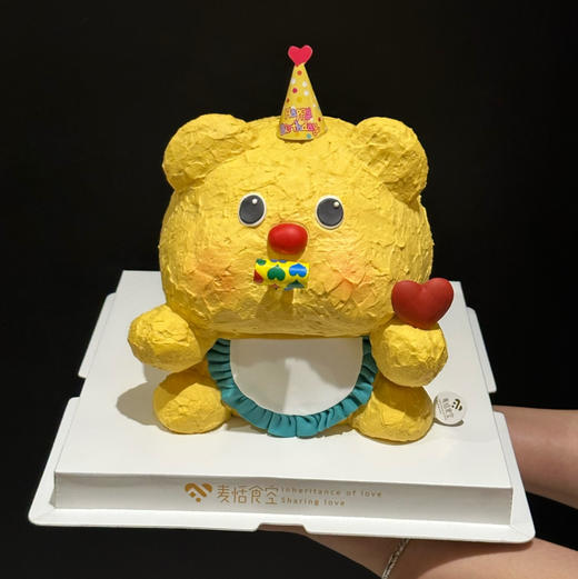 童趣小熊（翻糖提前2天预定 ）6英寸双层 需自提 商品图0