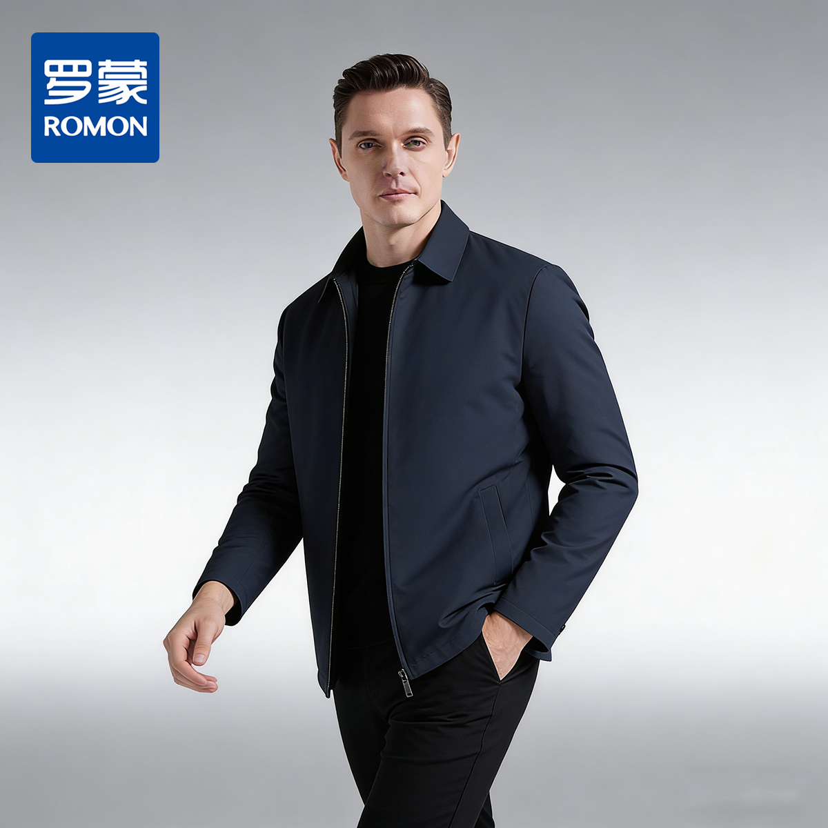 【一衣两穿 爸爸装】罗蒙秋冬可脱卸羽绒内胆中长款羽绒服男老干部羽绒夹克爸爸装外套男
