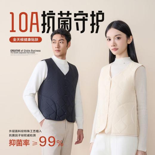 【BAIDAMA 情侣款轻暖羊毛马甲】轻暖时髦 男女同款 防风抗寒 保暖锁温 百搭不挑人 便捷穿脱 10A面料 抗皱耐磨 商品图3