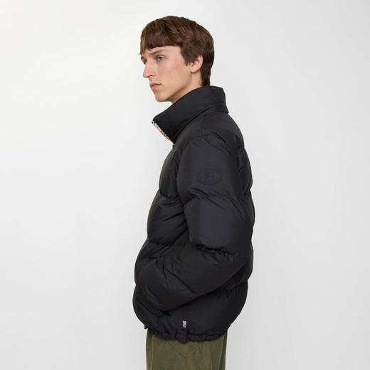 BURBERRY 巴宝莉 男士马术骑士徽标格纹斯诺登羽绒服 黑色 8110196 A1189 商品图2