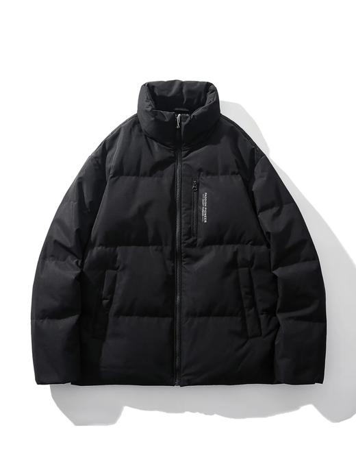 D121327绗缝户外运动休闲纯色立领拉链款羽绒服 商品图13