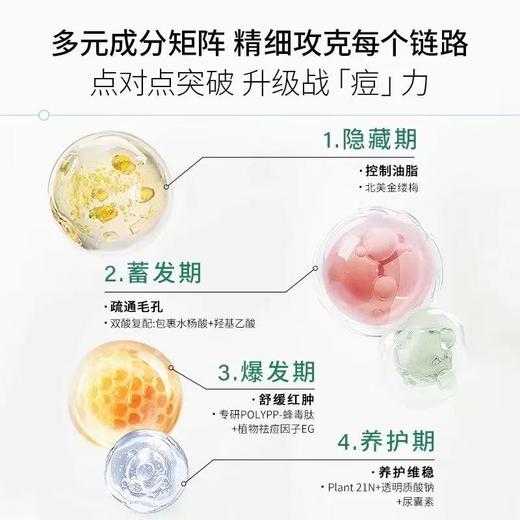 绽媄娅控油次抛30支/盒 精华液小白管淡化痘印去闭口保湿修护 商品图4