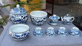 仿明鱼藻纹大套组