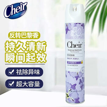 CHEIR空气清新剂除味室内卫生间厕所卧室香薰留香反转巴黎香型370ml 商品图2
