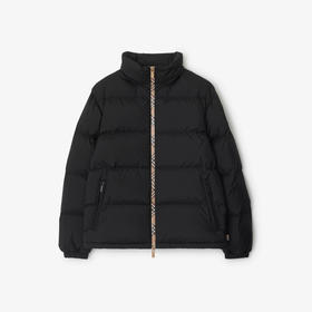 BURBERRY 巴宝莉 男士马术骑士徽标格纹斯诺登羽绒服 黑色 8110196 A1189