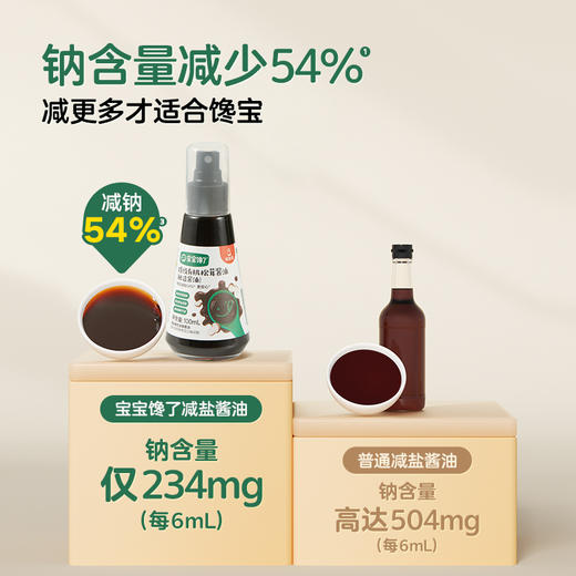 宝宝馋了 特级有机松茸酱油（减盐型）100ml*2 商品图1
