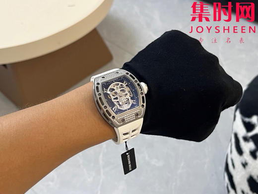 理查德米勒 RM052骷髅满天星 钻圈款 男士腕表 搭载定制一体手动上链机械机芯 商品图8