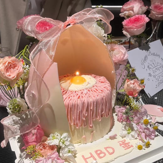 破壳鲜花蛋糕 商品图3