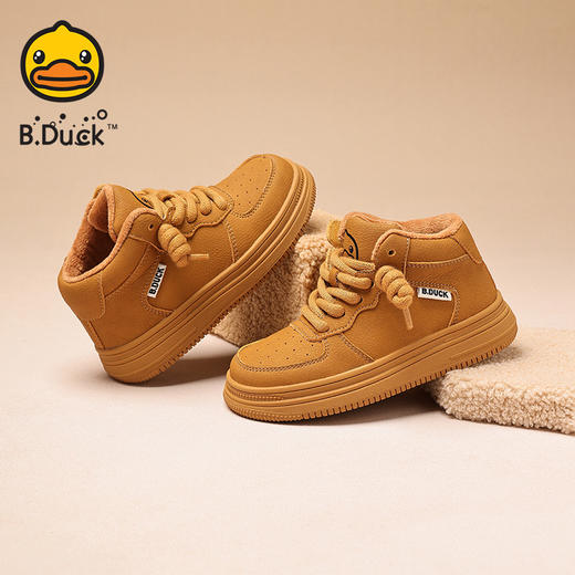 B.Duck小黄鸭童鞋冬季高帮板鞋26-30码 B5686919 商品图2