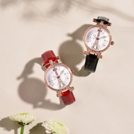 【IDo心动系列腕表/费加罗埃菲尔铁塔手表】手腕上的璀璨，终生陪伴，一句承诺的浪漫！送同款表带 商品图6