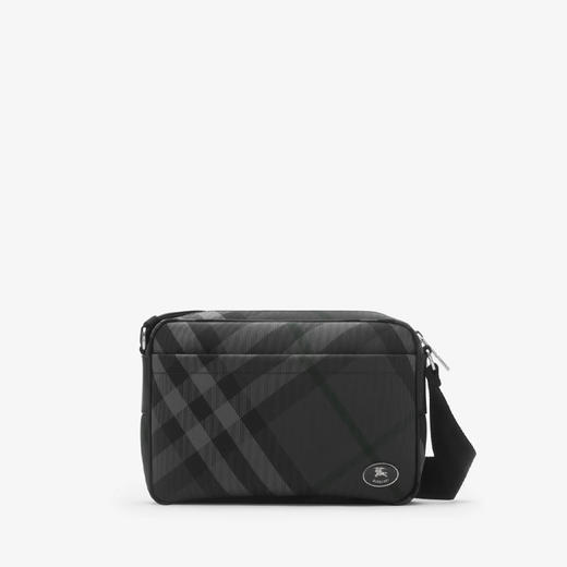 BURBERRY 巴宝莉 男士马术骑士徽标纤巧 Grid 单肩包 格子 8111318 A1208 商品图0