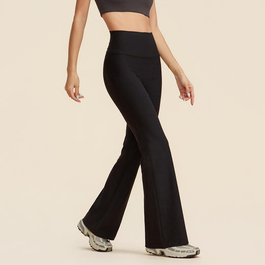 跃牌【禅语梵心】高腰显瘦云感雪花纱长裤修身防卷边瑜伽裤女CK3531 商品图4