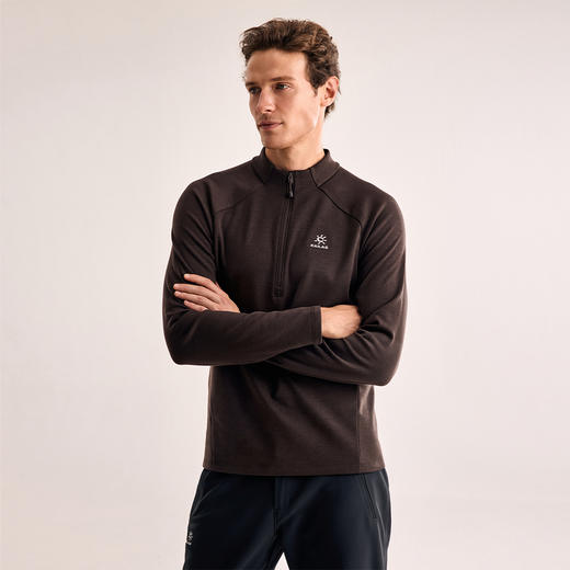 KAILAS凯乐石 XM4 男款半开胸美丽诺羊毛抓绒衣 KG2532114 商品图3