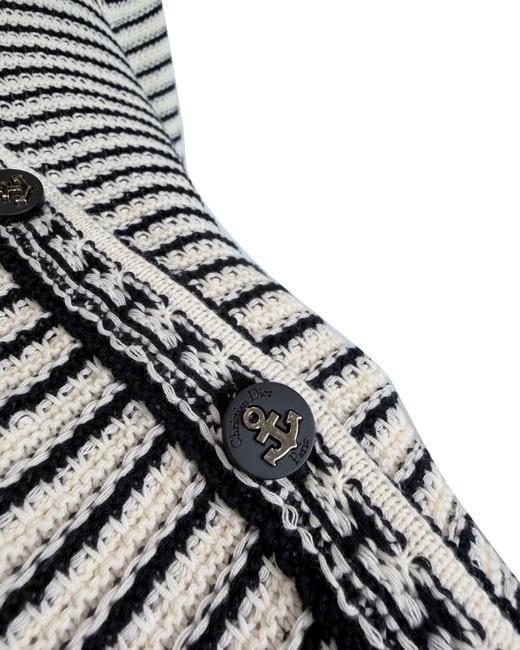 女款钩织条纹针织外套 可配套装zh010 商品图2