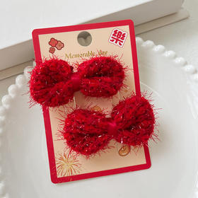 甜美红蝴蝶结对夹HY对夹-纪念日百货门店同款167745590