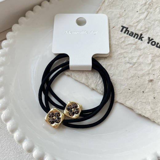 简约豹纹金属时尚对装皮筋-纪念日百货门店同款167949736 商品图1