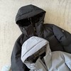 D121307秋冬款男士中量热压鹅绒夹克防风防泼水连帽羽绒服 商品缩略图5