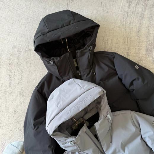 D121307秋冬款男士中量热压鹅绒夹克防风防泼水连帽羽绒服 商品图5