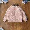 D121338秋冬新品三杠拼接立领加厚面包服棉服 商品缩略图5