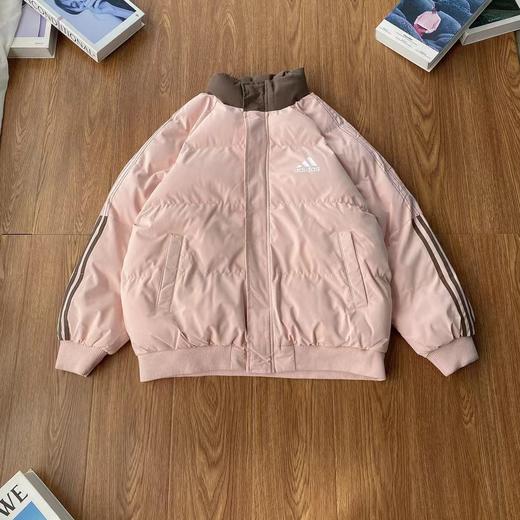 D121338秋冬新品三杠拼接立领加厚面包服棉服 商品图5