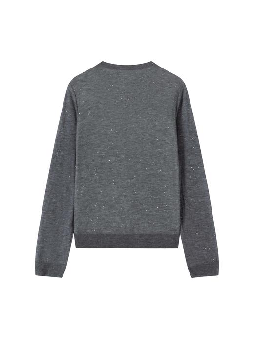 N°28 2025韩版潮流V领宽松打底针织衫女895382M105 商品图3