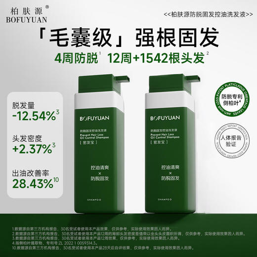 【展品】柏肤源密发宝防脱固发控油洗发液（瓶装） 商品图0
