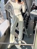 露露女高腰设计松紧腰直筒版型休闲裤 商品缩略图2
