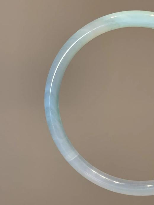 冬青色鱼脑冻玉髓玛瑙细条手镯，顺丰包邮 商品图4