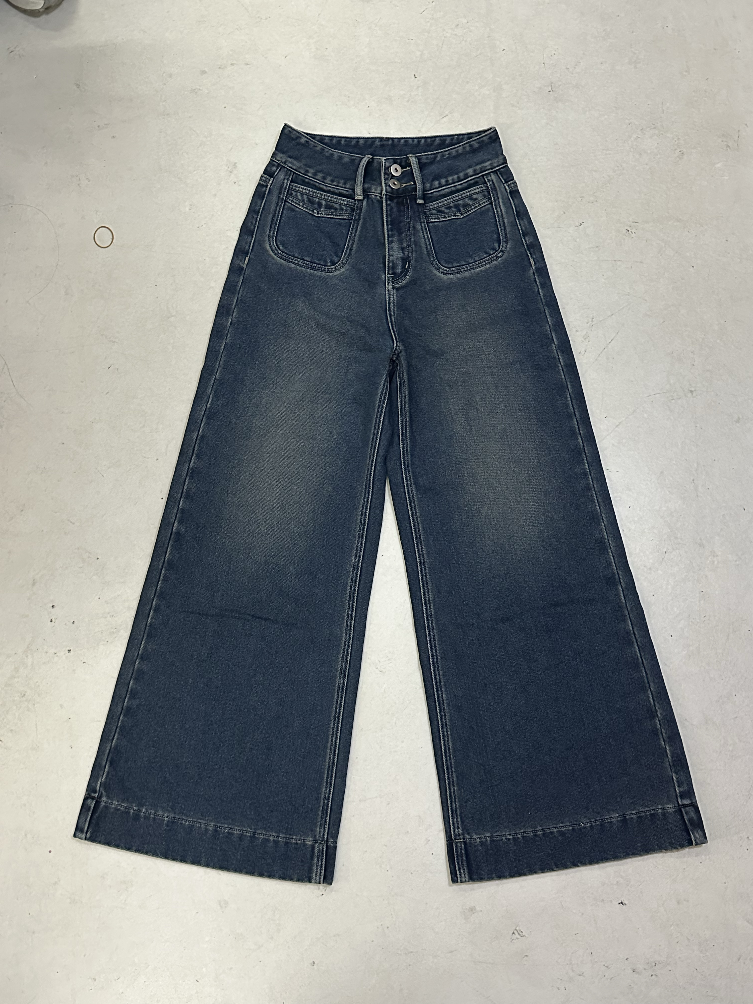 【门店同款】ENJOY冬季双口袋磨毛阔腿裤 167294696