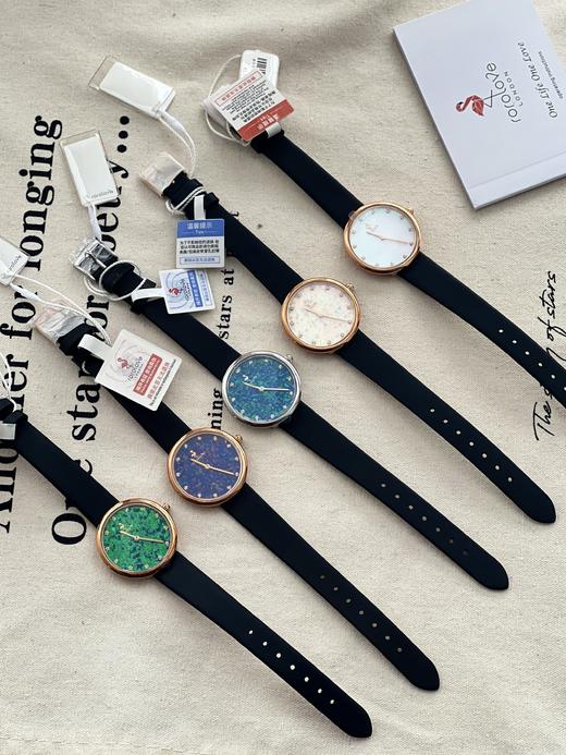 【欧泊款12颗天然钻石手表SS519】✅欧泊石表盘，澳洲🦘国家级宝石✨梦幻又浪漫～ ✅宝石镜面耐磨耐用，绢细头层牛皮表带带起来很舒服，显手细～-PWJCY 商品图2