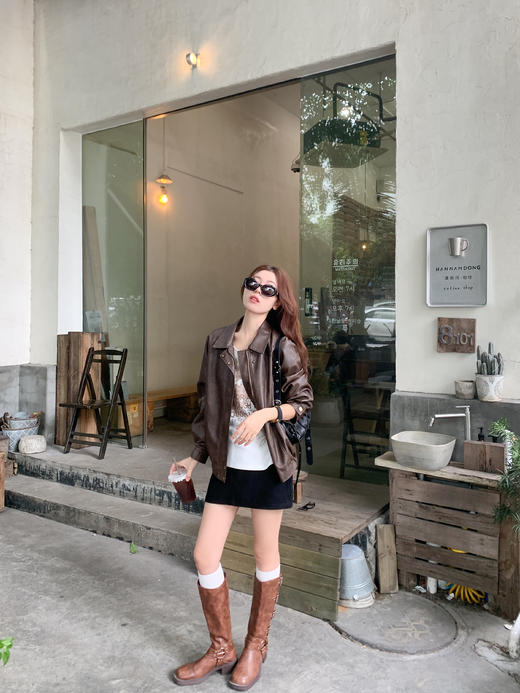 <曾小咸推荐>现货秒杀 ！微信超特价！韩系字母印花打底衫 日常149.99 立减80 秒杀69.99！！ 毛呢半裙 秒杀59.99！！ 商品图8