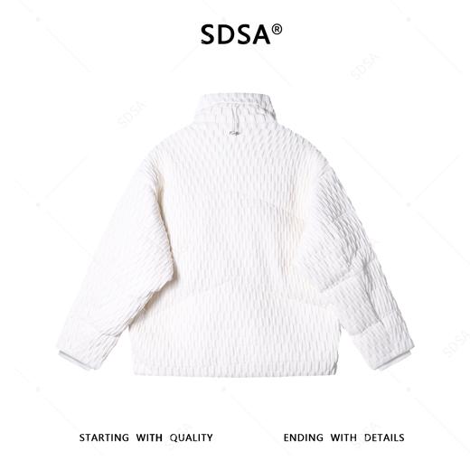 26100SDSA男士秋冬新款痞帅男装简约时尚提花立领羽绒服外套百搭宽松 商品图4