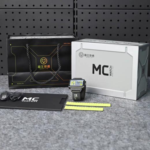 原799！猫王灵感轻智能潮酷腕表蓝牙APP手表30+常亮屏长续航方表 商品图3