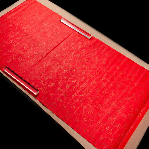 70年代手绘“澄心堂描金纸”（一卷10张） 商品图7