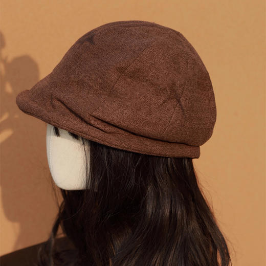 裁缝学苑AS612秋冬小帽沿洋气渔夫帽纸样女装复古帽子样板图纸 商品图2